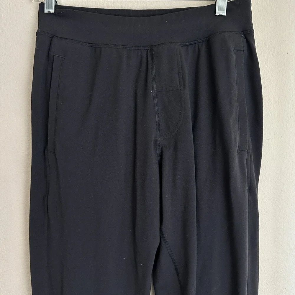 Lululemon Kung Fu Pant Mens Small Black Relaxed Luon Lounge Joggers LM5147R